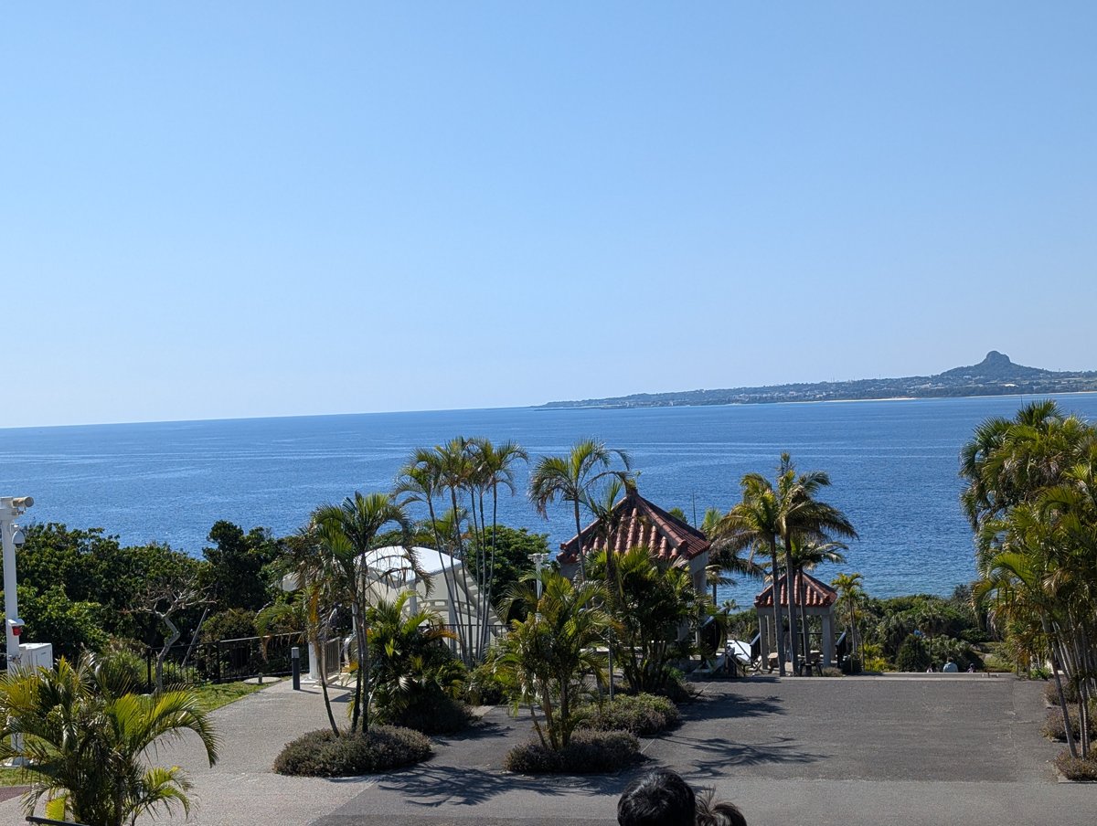 海洋博公園からの眺め