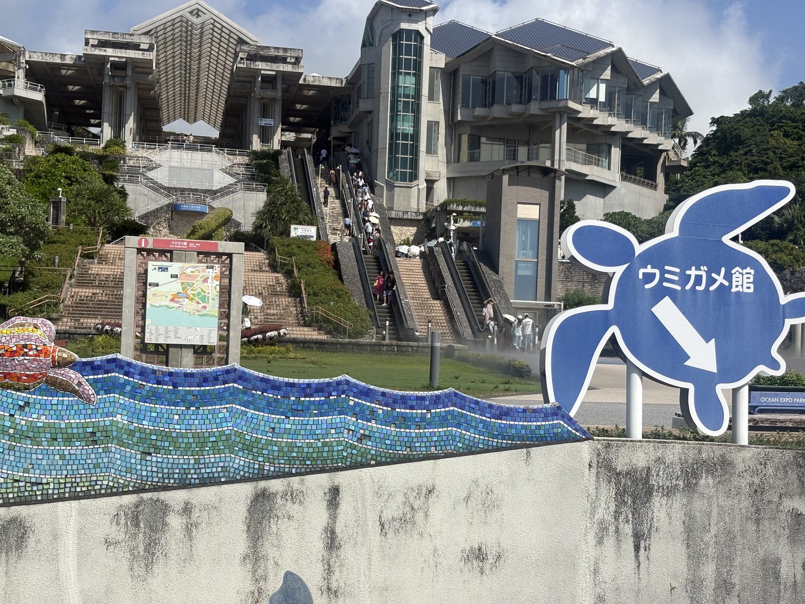 ウミガメ館の入口
